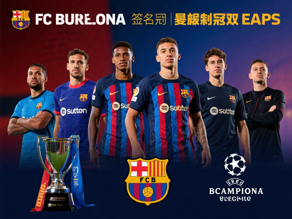 巴萨迎新援助力,誓言冲击西甲和欧冠双冠梦想 前言:巴萨签约动作频繁全力冲刺双冠荣誉