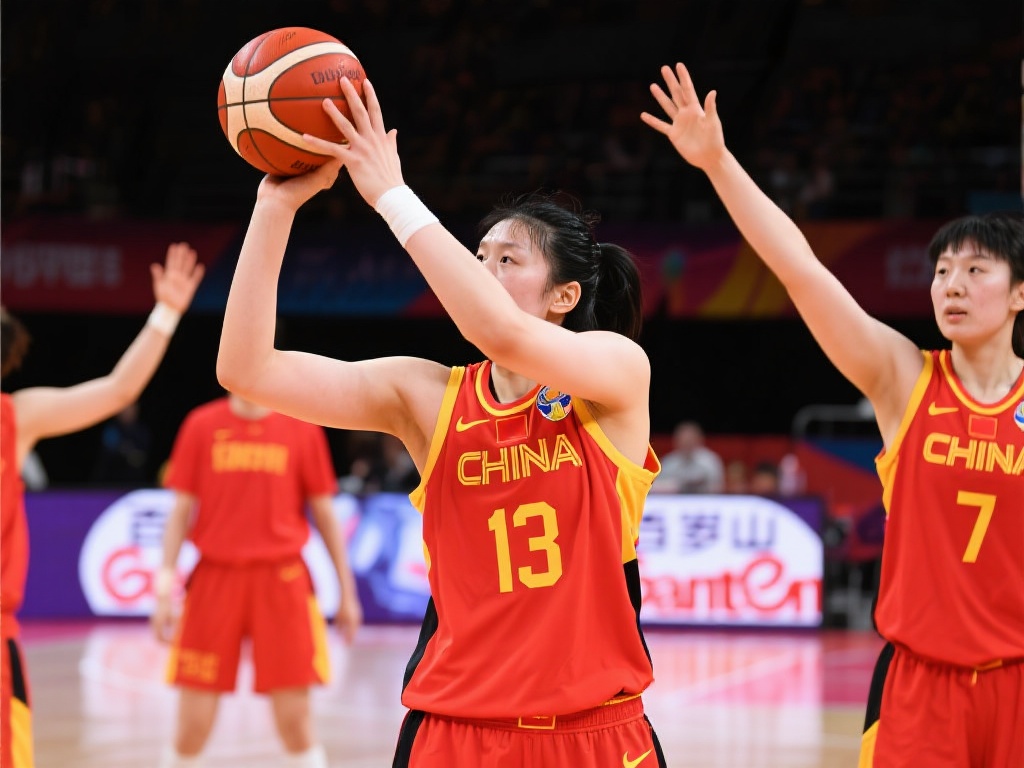 通过全力备战和不断提升的技术，中国女篮已