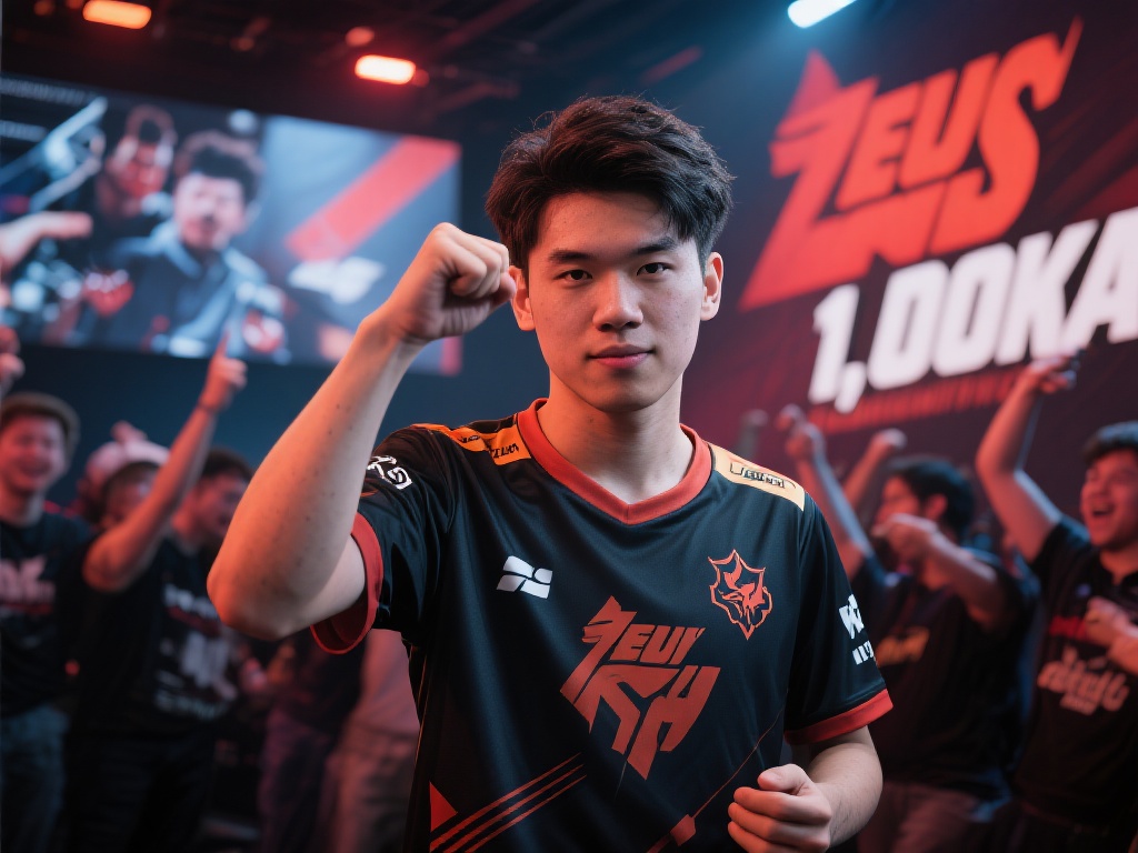 作为一名受众瞩目的玩家，Zeus的目标不